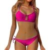 Generico Costume Donna Due Pezzi Curvy Bikini Donna Mare Da Bagno Fascia 2 A Costumi Sopra Triangolo Imbottitura Per Top Vita 3Xl Coppe Push Up Perizoma Sportivo Imbottito Con Pantaloncini Mutanda Alta Gonna