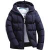 Meaunzyl Giubbotto Giacca Corto Piumino Pesante Invernale Lucido Uomo Antivento Impermeabile Con Cappuccio Giacca Da Uomo Jacket Rimovibile Giubbotto Caldo Casual Multitasche Calda Antivento Cappotto