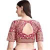Pujia Mills Camicetta da donna già pronta da ricamare multi pesante codifica filo d'oro indiano etnico designer cucito camicetta da sposa per matrimonio camicetta da donna per Saree Lehenga Choli