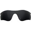 Wetnenss Lenti di ricambio per modelli Oakley della serie Radarlock Path Sunglass polarizzate spessore 1,5 mm prevenzione del sale resistente agli oli, Nero , 132*45mm