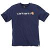 Carhartt Core Logo T-Shirt S/S - T-Shirt, Marineblau, XS