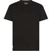 SUN68 Uomo T-Shirt in Piquet Stretch Nero
