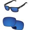 PapaViva Lenti di ricambio per occhiali da sole Oakley Holbrook OO9102 55mm Deep Water Pro+ antiriflesso polarizzate