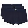Emporio Armani 3-Pack Trunk Bermuda Uomo