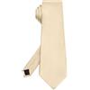 Hi-Tie - Cravatte da 160 cm e 178 cm extra lunghe da uomo in seta, con fermacravatta e spilla con fiore, Beige, 63''(160cm)