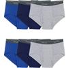 Fruit of The Loom Slip in Cotone Senza Etichette Mutande da Uomo Uomo (Pacco da 6)