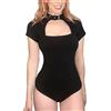 LittleForBig Cotone Pagliaccetto Onesie Pigiama Bodysuit-Collared