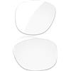 LenzReborn Lenti polarizzate di ricambio per occhiali RayBan Meta Skyler RW4010 52 mm AI, transitional, antigraffio, HD Trasparente, Taglia unica