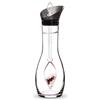 VitaJuwel Era LOVE - Caraffa per acqua con cristalli di quarzo rosa, granato e quarzo trasparente