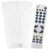 QUARKZMAN 2Pcs Custodia Protettiva Telecomando (20cm x 7cm) Trasparente Impermeabile Sacca Protettiva Universale per Telecomandi TV e Condizionatori