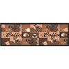 vidaXL Keukenmat wasbaar Coffee 60x300 cm bruin
