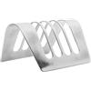 Hapivida Porta Toast in Acciaio Inox, Supporto da Tavolo con 4 Slot e Griglia di Raffreddamento, Design Vintage per Colazione, Ristoranti e Feste