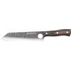 Zassenhaus Coltello da cucina HUNTER 19 cm, lama in acciaio con foro, manico in legno di Pakka, con fodero in pelle, per la cucina o come coltello da cucina all'aperto, coltello da disossamento