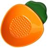 Generic Piatto grattugia multiuso in ceramica portatile a forma di carota - Ciotola per grattugia aglio | per formaggio, zenzero, limone, verdure, agrumi