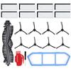 DingGreat Kit di accessori per ILife A4S Robot Aspirapolvere -1 spazzola principale, 8 Filtro, 8 spazzola laterale, 1 filtro primario