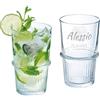 MASTERLASER3.0 Bicchiere da Gin Tonic personalizzato, Tumbler da long drink e cocktail, 470 ml, personalizzabile con nome, iniziali e data - Migliore idea regalo - Quantità (1)