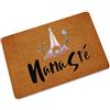 Eureya Namaste - Zerbino personalizzato per interni ed esterni, 40 x 60 cm