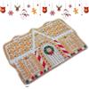 Generic Zerbino natalizio per camera - Tappetino natalizio di benvenuto | Zerbini per interni | Zerbino invernale antiscivolo | Tappeto invernale | Decorazioni natalizie per casa, cucina, bagno