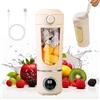 MOFXWHE Frullatore portatile da 700 ml, piccolo spremiagrumi, frullatore da viaggio con display digitale, ricaricabile tramite USB, spremiagrumi elettrico portatile, mini frullatore per frullati, frullati