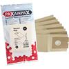 Paxanpax VB174 Sacchetti di carta compatibili Dirt Devil Arion DD6060 Argos ProAction VC9330 JMB 800, 1200, 1400, U3000 Swan SU300H Series (confezione da 5)