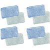 YHNNH Panni For Mocio Adatti A ZR009600, Compatibili Con Rowenta, XFORCE Flex 8.60 11.60 RH9611 RH9637 RH9811 RH98 RH9890, Ricambio For Aspirapolvere(8pcs)