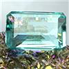 ganesh-gems AAA+++ Grande Acquamarina 28,10 Ct. Taglio Smeraldo Pietra Preziosa Sciolta R...
