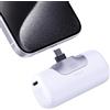 iWALK Power Bank Mini 5500mAh: Caricatore Portatile USB-C Compatto e Leggero, Ricarica Rapida 22,5W Compatibile con iPhone 16 Plus/16 Pro Max, iPad, Samsung Galaxy S24/S23, Android e Altri Dispositivi