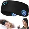 Navly Cuffie per dormire, 12 ore con auricolari morbidi e accoglienti, confortevoli, con altoparlanti stereo HD ultra sottili, perfette per dormire, allenamento, corsa, yoga, viaggi, insonnia