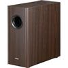 Edifier SUBWOOFER ATTIVO T5s - Woofer da 8 pollici - 70 Watt - Filtro passa-basso - Frequenza fino a 35 Hz - Alloggiamento in MDF per una risonanza ridotta - Standby - Connettori RCA (T5s LEGNO)
