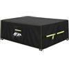 VDISRR Copertura Tavolo Esterno Impermeabile 170x95x71cm, 420D Resistente Tessuto Oxford Copertura Per Mobili da Giardino con Sfiato d'Aria Telo Esterno Antivento, Anti-UV, Antipolvere