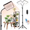 zenlavia Lampada per piante a LED a spettro completo con supporto regolabile, 492 LED, con timer e 10 luminosità luce vegetale per fiori, ortaggi, idroponica e semina, per principianti e giardinieri al coperto