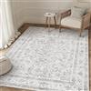 PureCozy Tappeto Salotto 120x170cm Grigio Antiscivolo