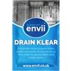 envii Drain Klear - Detergente enzimatico naturale per tubi, forte sblocco e eliminazione degli odori, sicuro per fosse settiche, 12 compresse