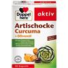 Doppelherz Carciofo Doppelherz + olio d'oliva + curcuma - Integratore alimentare vegetale con estratto di carciofo e curcuma e acidi grassi Omega 9 - 30 capsule (confezione da 1)