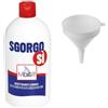 MAGIT LT. 1 DISOTTURANTE Disgorgante Scarichi qualità professionale, Sgorgante WC Lavandino Doccia, Sturatubi Scioglie residui di Capelli, Grasso, sapone ed altro organico. Azione Rapida +IMBUTO OMAGGIO