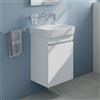 Geberit Renova Plan lavamani, evineo ineo5 evo mobile La: 50 cm, 1 anta, con maniglia incassata,, 501631001+BE0983WM, Renova Plan [Mobili da Bagno > Mobile con Lavamani]