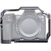 Hersmay - Gabbia Z6 III, gabbia in alluminio per fotocamere mirrorless Nikon Z6 III, stabilizzatore per riprese video e video con attacco da 1/4 e foro di montaggio Arri da 3/8