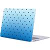 FFBOFFC Custodia for MacBook Pro 13 Pollici, Pois blu | Modello A1278, 2012 2011 2010 2009 2008 Versione, Semplice Copertura Del Computer Portatile Resistente alle cadute Shell