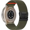 PaceBid 20mm Nylon Cinturino per Amazfit Active 2 (Square)/Active/GTR Mini/GTS 4/4 Mini/GTS 3/2/2e, Elastica Intrecciato Ricambio Cinturini per Amazfit T-Rex 3 Pro 44mm/GTR 42mm/Bip S/Bip 3 - Verde