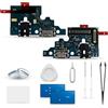 Extkry Connettore di Ricarica per Samsung Galaxy A51 Kit Riparazione | Porta di ricarica flat ricarica porta caricabatterie charging port microfono con kit di riparazione.
