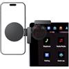 WEIPIN Supporto magnetico per cellulare per VW T*iguan 3 / Passat B9 2024-2026 Display da 12,9 pollici (magnetico) con iPhone serie 12-16 e custodia magnetica, ruotabile a 360°