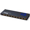 Yinker Splitter HDMI 1 Ingresso 8 Uscite 4K@30Hz, Duplicatore Segnale HDMI per 8 Schermi, Compatibile PS4 Xbox Roku