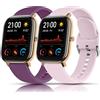 Tobfit Cinturino in Silicone per Amazfit GTS/Bip, 20mm Sportivo per GTS 2/2 Mini/2e/3/4/4 Mini, Bip Lite/S/U/3, GTR 42mm - 2 Pezzi