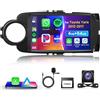 VECHTEL 4G 64G VECHTEL 7 Autoradio Bluetooth per Toyota Yaris Grmn 2012-2017 (con Canbus) Carplay Android Auto,DSP EQ,Wifi GPS Navi,RDS/FM Radio 2 din con Retrocamera AHD