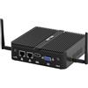 HISTTON N100 Mini PC Fanless, PC Industriale, DDR4 8GB RAM 128GB SSD, 2 LAN, Wifi 5, BT4.2, Micro PC con 2 RS232 COM, HD & VGA, USB3.0, Mini Computer Desktop Win 11 Pro