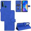 Generico Compatibile con TCL 20 SE display 6.82 T761H T671H Copertura Custodia COVER STAND flip LIBRO gel silicone PORTAFOGLIO magnetica protezione eco pelle porta carte vano card (Blu)