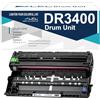 LCL Tamburo Compatibile DR3400 DR-3400 (1 Nero) Sostituzione per Brother | HL-L5000D HL-L5100DN HL-L5200DW HL-L5200DWT HL-L6200DW HL-L6200DWT HL-L6250DW HL-L6250DN HL-L6300DW HL-L6400DW HL-L6400DWT