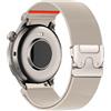 PaceBid 22mm Nylon Cinturino per Amazfit Balance 3/2/Ultra,Bip 6/5/Bip Max | per Amazfit Cheetah Pro/2 Ultra,GTR 4/3 Pro/2e/GTR 47mm/Stratos 3/2, 22mm Nylon Elastica Intrecciato Cinturini, Starlight