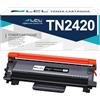 LCL TN2420 TN-2420 Cartucce di Toner Compatibile TN2410 TN-2410 3000Pagine | Sostituzione per Brother HL L2350DW HL-L2310D HL-L2357DW HL-L2375DW HL-L2370DN HL-2370DW MFC-L2710DN MFC-L2710DW(1 Nero)