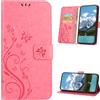 XINQCASE Cover per Xiaomi MI 10T Lite 5G, Custodia a Portafoglio in Pelle PU [Slot per Schede], Cover a Libro Flip Caso Custodia per Xiaomi MI 10T Lite 5G, Rosa